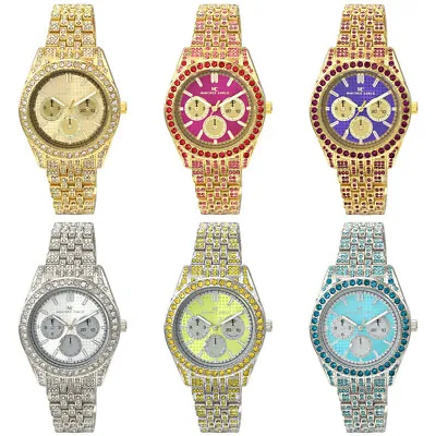 40mm Montres Carlo Fashion Luxury Stones Ladies Sports Women Dress Wrist Watch  • $19.80
