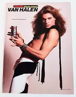 Van Halen David Lee Roth~original 1982 Poster~vtg Print Magazine Pinup Clipping • $16.99