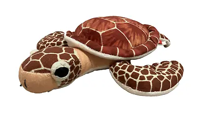 Wild Republic Hawksbill Turtle Mini Brown Realistic Plush Stuffed Animal 8 Inch • $7.97