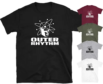 £12.99 • Buy Outer Rhythm  T-Shirt Dance Rave Techno Music Record Label DJ Club