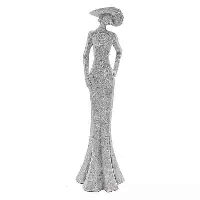 LEONARDO Silver Art Elegance Lady 41CM LP46689 • £21.50