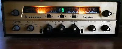 Pioneer SM-B200A Gold/Black Stereo Tube Receiver / 1961 Vintage Radio Turns On • $279.99