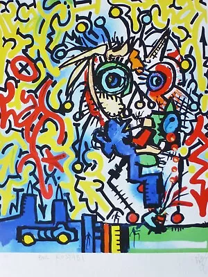 LA II Angel Ortiz PAUL KOSTABI  Orchard  2021 2X HAND SIGNED STREET GRAFFITI ART • $345