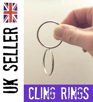 £1.49 • Buy Cling Rings. Close Up Magic Trick.-easy To Do