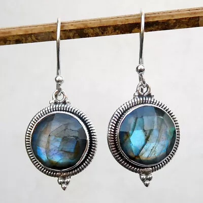 Wholesale 925 Sterling Silver NaturalGemstone Earring Briolette Cut Earring-E030 • $22.80