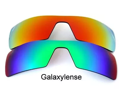 $12.48 • Buy Galaxy Replacement Lenses For Oakley Oil Rig Green&Red Polarized 2 Pairs