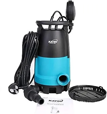 KATSU 750W Portable Submersible Pump For Clean And Dirty Water For Garden Pond • £68.99