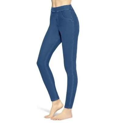 Utopia By Hue Women's Mid-Rise Stretch Slim Fit Pull On Denim Leggings XXL 2XL • $18.39