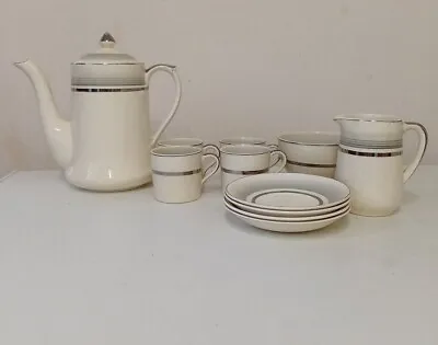 Alice Barnett Midwinter Burslem  Teapot Creamer  And Sugar Bowl 4 Cup  & Saucer • £40