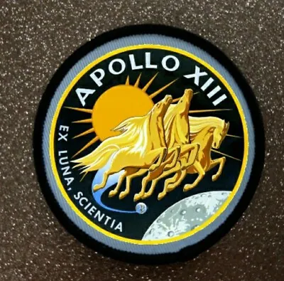 3  Apollo 13 NASA Moon Mission Sublimation Iron Or Sew On Patch Badge • £4.95