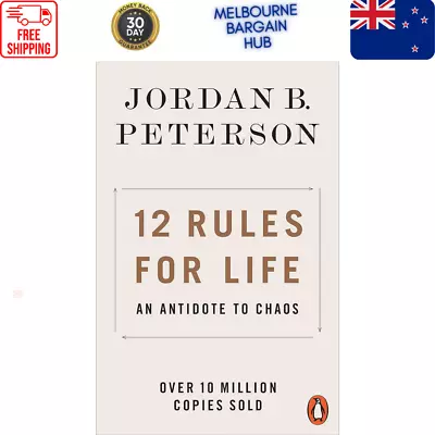 12 Rules For Life: An Antidote To Chaos By Jordan B. Peterson | PAPERBACK BOOK • $16.40