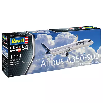 £30.09 • Buy Revell Airbus A350-900 Lufthansa Civil Aircraft Model Kit New Livery Scale 1:144