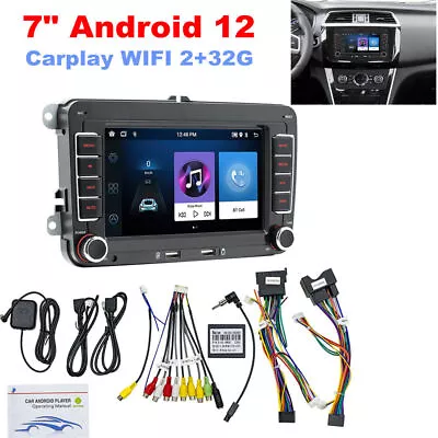 7  32G Android 12 Car Carplay Stereo Radio Bluetooth Player GPS Navigation MP5 • $282.30