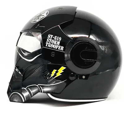 2023 DOT Motorbike Flip Up Helmet Motorcycle Full Face Helmets Star Wars Black • $119