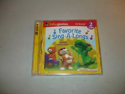 Baby Genius® Favorite Sing-A-Longs (2 CDs 2009) Brand New Sealed 24 Songs • $6.99