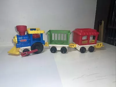 Fisher Price Little People Chunky Circus Zoo Train Vtg Set 1991 (284) • $39.99