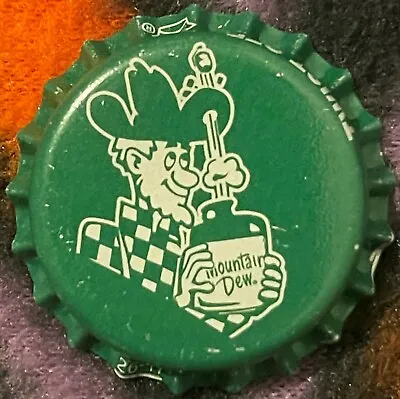 Vintage Mountain Dew Bottle Cap Moonshiner Hillbilly Philadelphia PA 1990s • $4.99