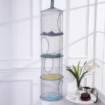 £10.99 • Buy Hanging Mesh Storage Net, Hanging Toy Storage, 4 Compartment Foldable