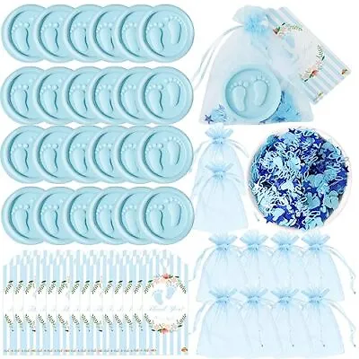 Boy Blue Baby Shower Favors Soaps Gifts Ideas For 24 Guests Prizes Party Games • $24.99