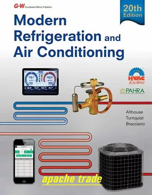 MODERN REFRIGERATION AND AIR CONDITIONING 20TH EDITION [CD] *see Details • $69.99