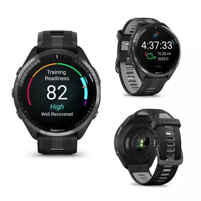 Garmin Forerunner 965 Black Men Smart Amoled Sport Watch Running Triathlon GPS • $1349.30