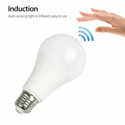 E27 Radar Motion Sensor LED Celling Bulb Light Night Lamp Cool White 7W 9W 12W • $4.38