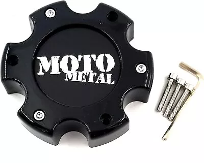 Moto Metal MO909B6139B Gloss Black Center Cap 6x5.5 • $49.99
