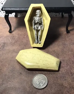 Miniature Coffin With A Skeleton Brand New • $12.99