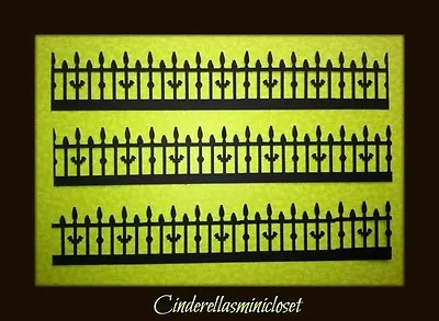 10 Martha Stewart Black Halloween Iron Fence & Bat Border Die Cuts Punches  • $1.99