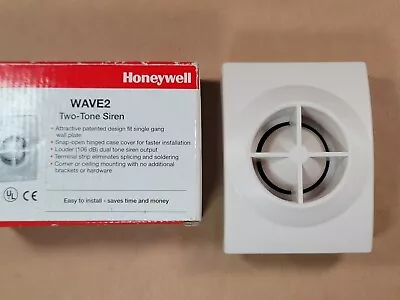 Honeywell WAVE2 Indoor 2-Tone Wired Alarm Siren LOUD Brand New  USA • $14.99