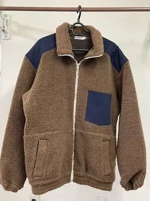 $210 • Buy Nanamica Zip Up Jacket Blouson Cloth Men ’s Size M Brown New Japan