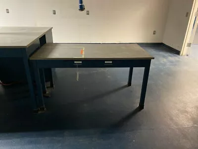 60x30x30 Blue Lab Desk W Corian Top Casework • $605