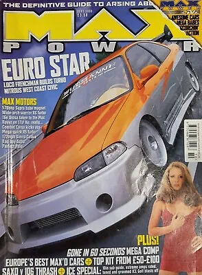 Max Power Magazine September 2000 EURO STAR • £8.99