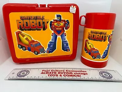 Rare Vintage Four Star Convertible Robot Transformers Lunch Box Complete Unused • $99.95