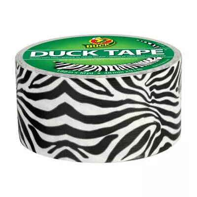 Printed Duck Tape® Brand Duct Tape - Zebra 1.88 In. X 10 Yd. • $11.25