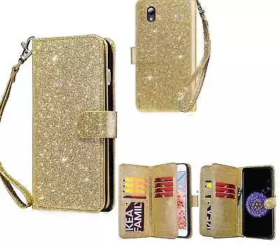 Optus X Start 2 Glitter Leather Triple Wallet Multi Card Slots Pockets • $11.55