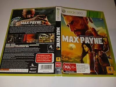 Max Payne 3 (2 Disc)  (xbox 360 Game Ma15+ Pal) • $17.95