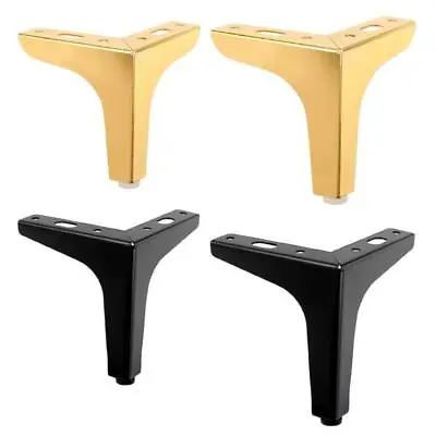 $18.73 • Buy 4 Pcs Sofa Legs Furniture Legs For TV Cabinet Bedside Table（Gold/Black）
