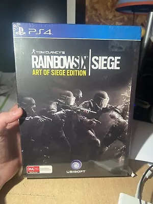 Tom Clancy's Rainbow Six Siege Art Of Siege Edition PS4 Game Brand New & Sealed • $199