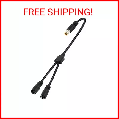 DC7909 Y Splitter Adapter Cable 14AWG DC 8mm 1 Male To 2 Female Power Cord For P • $14.10