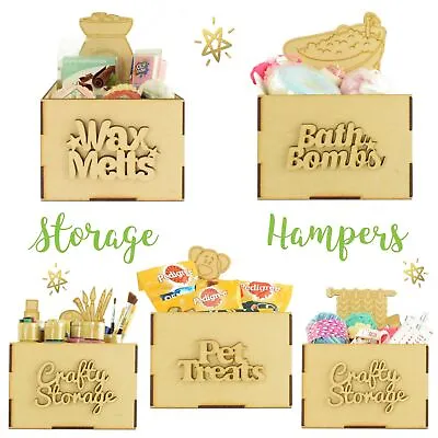 £5.99 • Buy Hamper Storage Boxes Treat Box Bath Bomb Happy Birthday Gifts Wax Melts Gift 