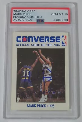 Mark Price CAVS Signed Autograph 1988 Converse RC Rookie Card PSA 10 Auto • $149.99