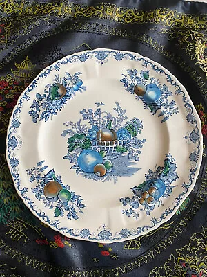 Mason’s Fruit Basket England Patent Ironstone Dinner Plate 10” • $28.35