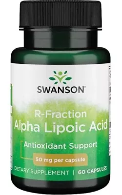 Swanson R-Fraction Alpha Lipoic Acid 50mg - 60 Caps • £22.49
