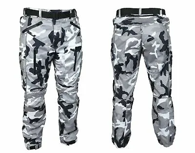 NEW Motorbike Motorcycle Waterproof Cordura Textile Trousers Pants CE Armours  • £34.99