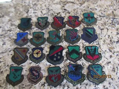 Lot 20 Vintage US Air Force Military Command-Training-Fighter-Combat Patches • $38.89