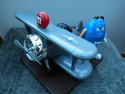 £69.99 • Buy Rare M&M's M&M MMS World AIRPLANE PLANE Chocolate Candy Dispenser