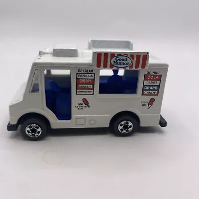 VTG 1983 Hot Wheels Good Humor Ice Cream Truck Blue Inside W/ Figure Inside • $10.53
