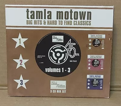 Tamla Motown - Big Hits & Hard To Find Classics - 3 CD Box Set • $17.99