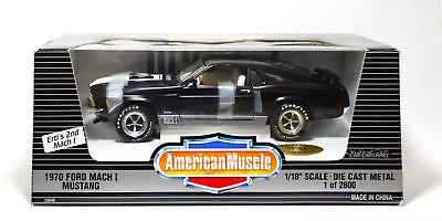 Ertl 29046 1/18 Scale American Muscle 1970 Ford Mach I Mustang Diecast Car • $89.99